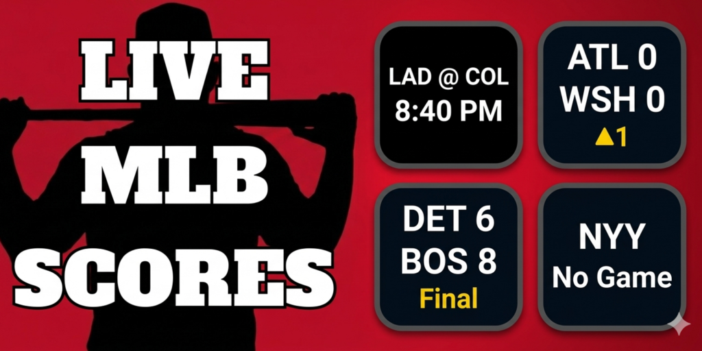 Live MLB Scores
