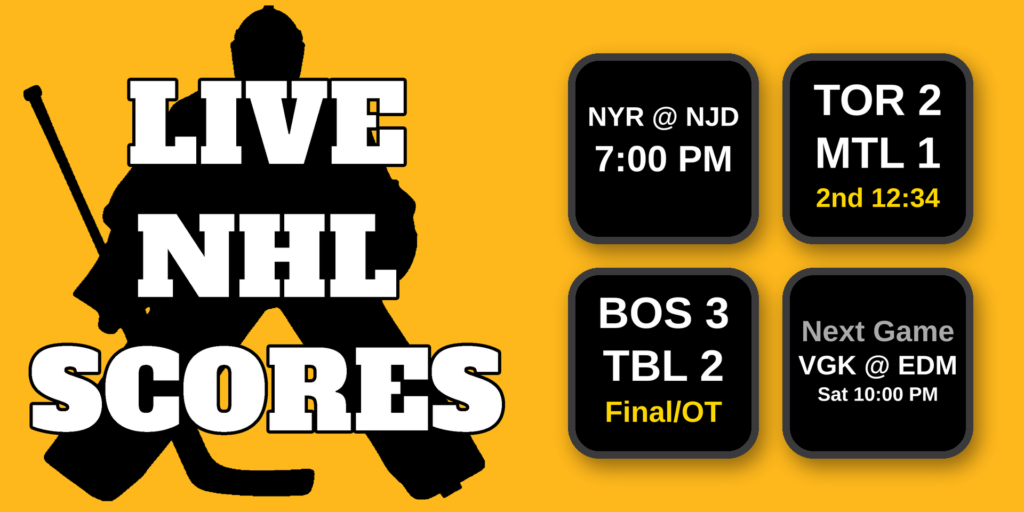 Live NHL Scores